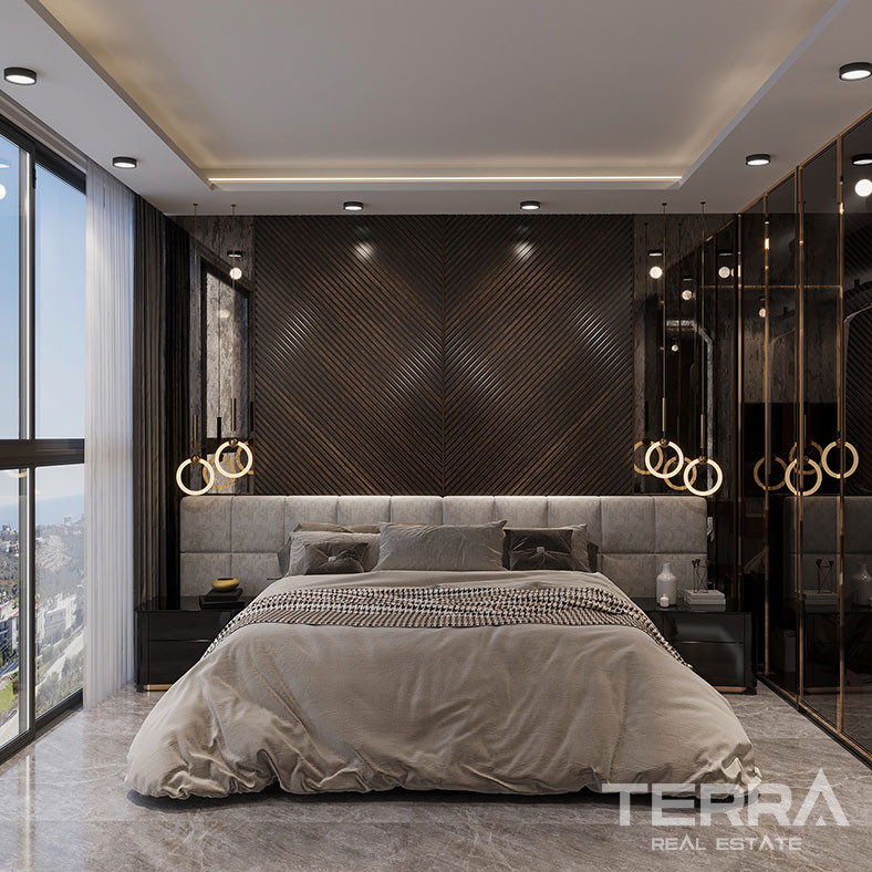 Elegant Alanya Apartments with Scenic Views in Kestel - 92507