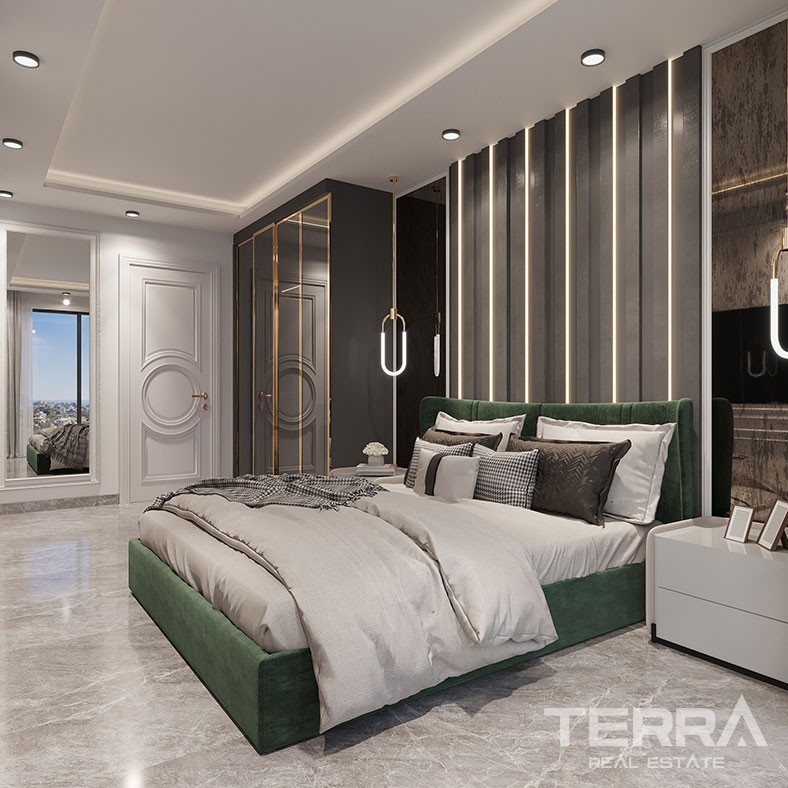Elegant Alanya Apartments with Scenic Views in Kestel - 92512