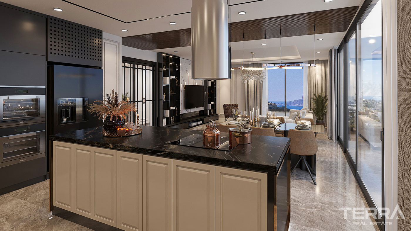Elegant Alanya Apartments with Scenic Views in Kestel - 92521