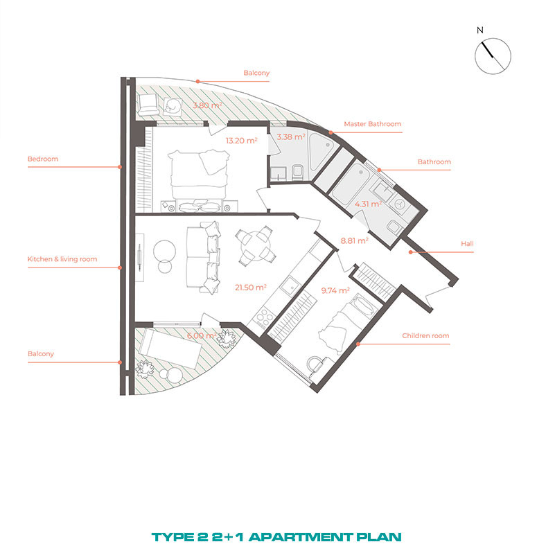 Excellent Investment Opportunities with Luxury Antalya Apartments - 92752