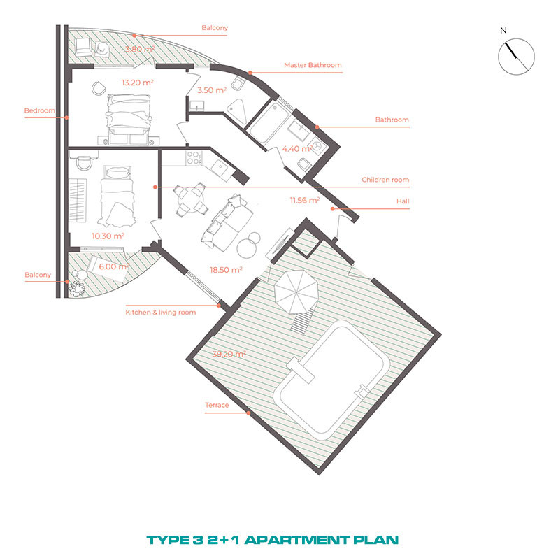 Excellent Investment Opportunities with Luxury Antalya Apartments - 92757