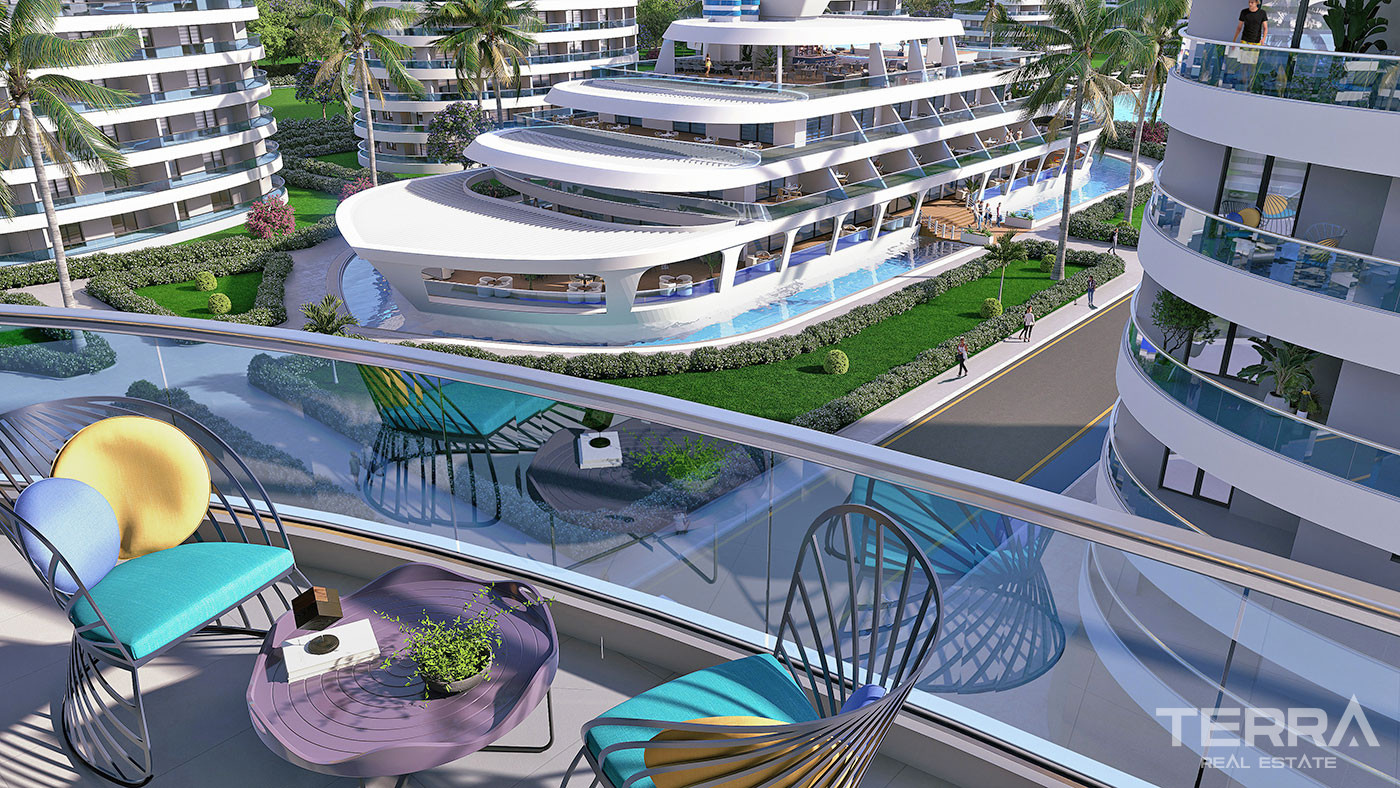 Exceptionally Styled Social Areas from Sea View Flats in Cyprus - 92920