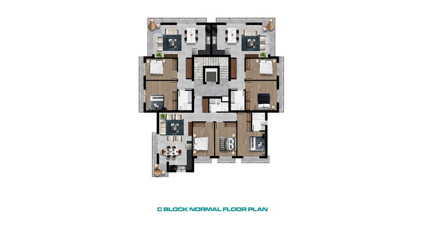 Chic Cyprus Apartments with Sea Views in Kyrenia City Center - 93018
