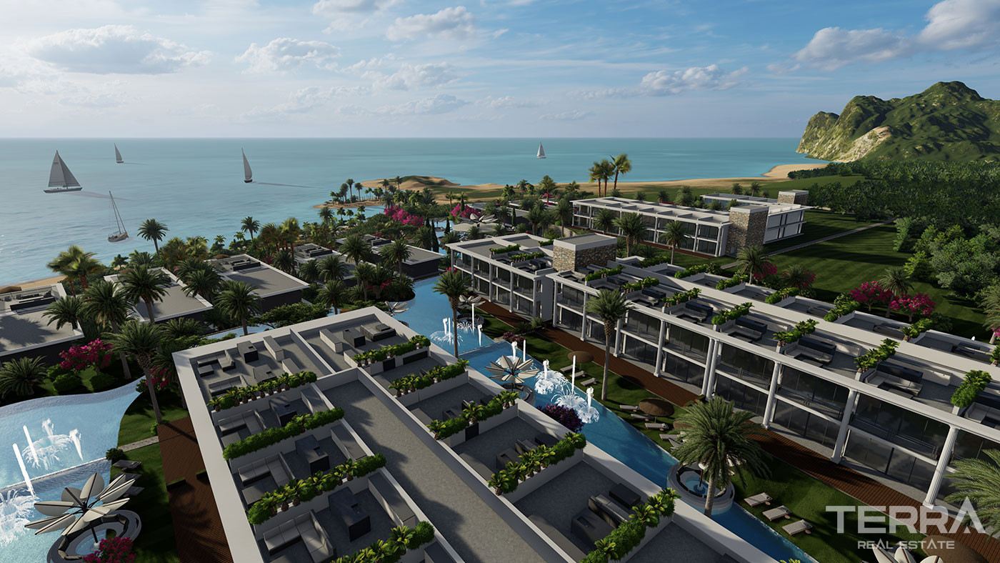 Seaside Apartments in Complex with Private Beach in Famagusta, Cyprus - 93024