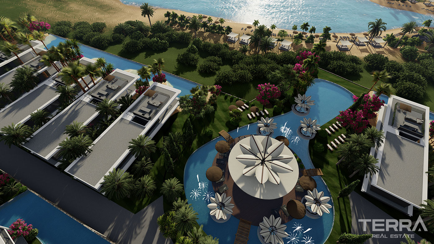 Seaside Apartments in Complex with Private Beach in Famagusta, Cyprus - 93035