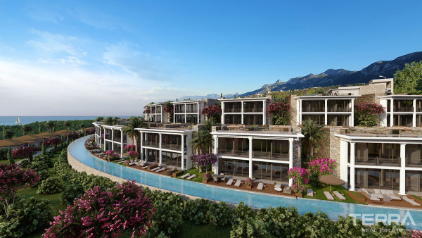 Seaside Apartments in Complex with Private Beach in Famagusta, Cyprus