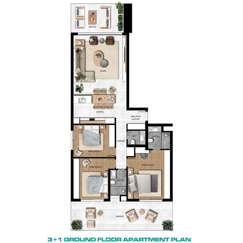 High Value Apartments with Rich facilities in Famagusta, Cyprus - 93134