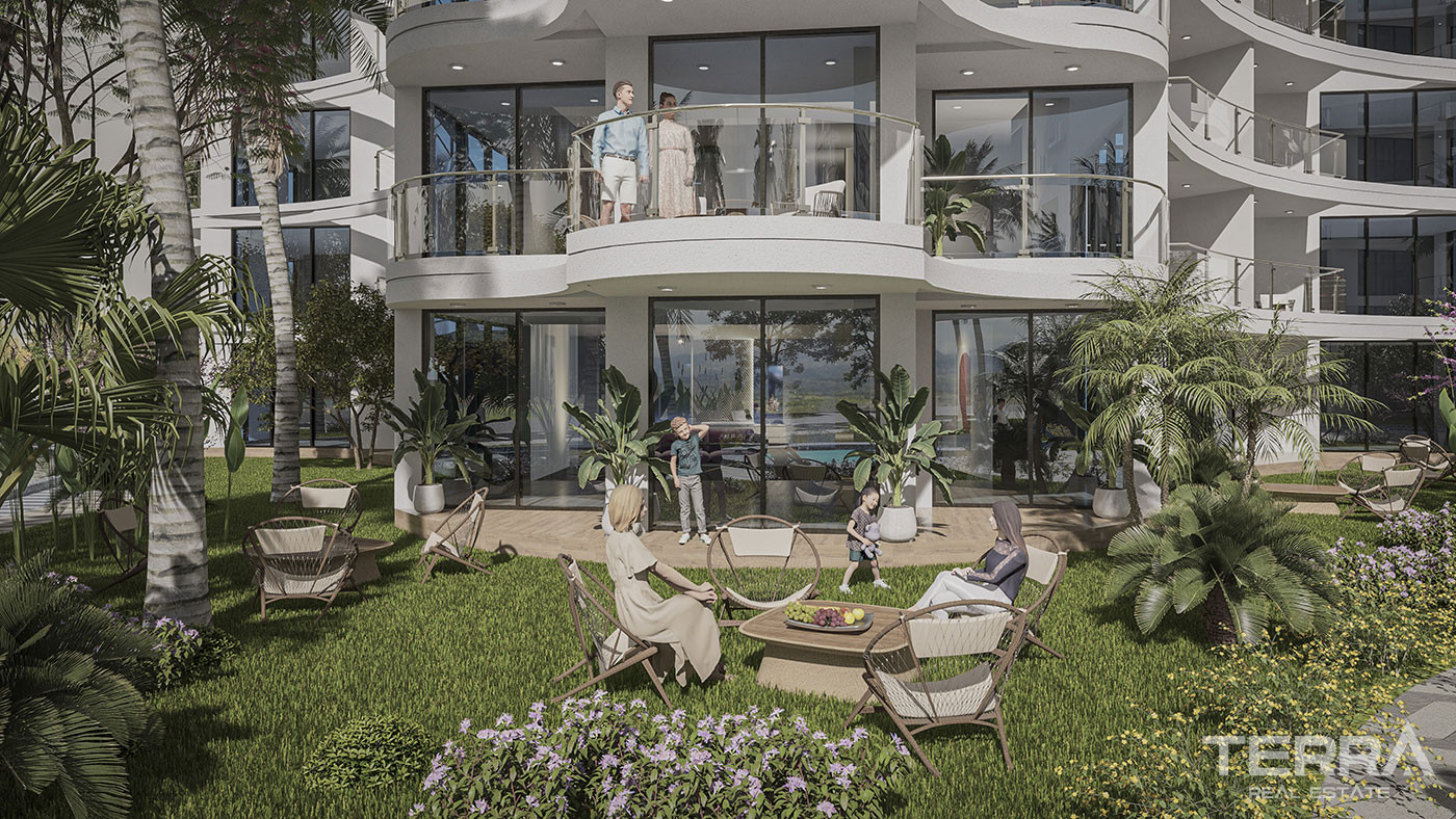 Elegant North Cyprus Flats within a Sea View Complex in Famagusta - 93163