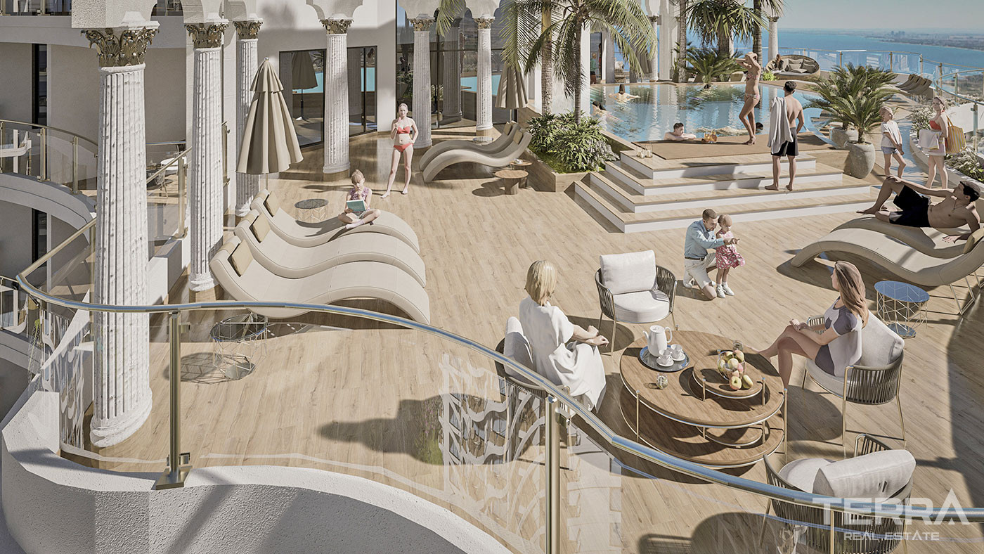 Elegant North Cyprus Flats within a Sea View Complex in Famagusta - 93169