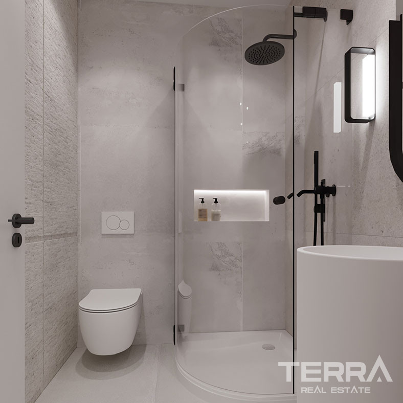 Elegant North Cyprus Flats within a Sea View Complex in Famagusta - 93179