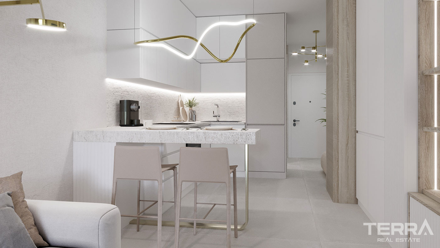 Elegant North Cyprus Flats within a Sea View Complex in Famagusta - 93183
