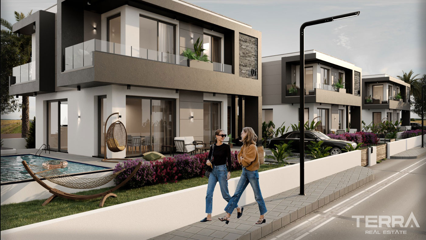 Well-Positioned Detached Villas with Gardens in Kyrenia, Cyprus - 93286