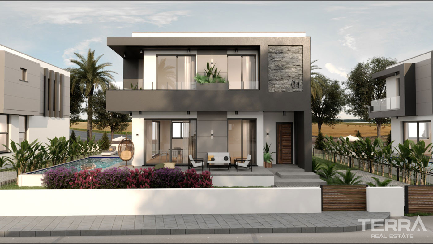 Well-Positioned Detached Villas with Gardens in Kyrenia, Cyprus - 93288