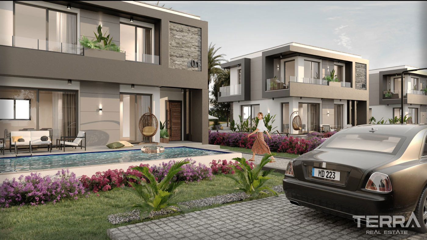 Well-Positioned Detached Villas with Gardens in Kyrenia, Cyprus - 93289