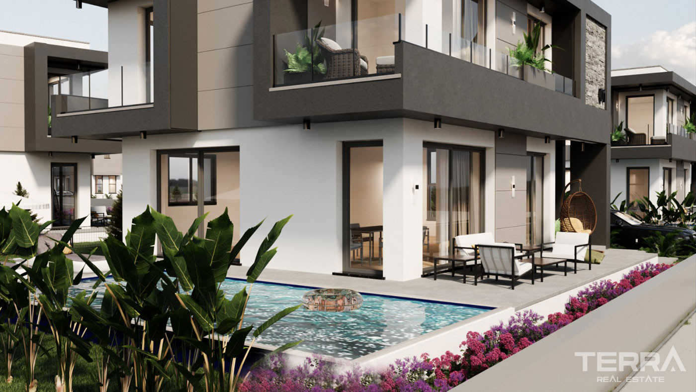 Well-Positioned Detached Villas with Gardens in Kyrenia, Cyprus - 93290