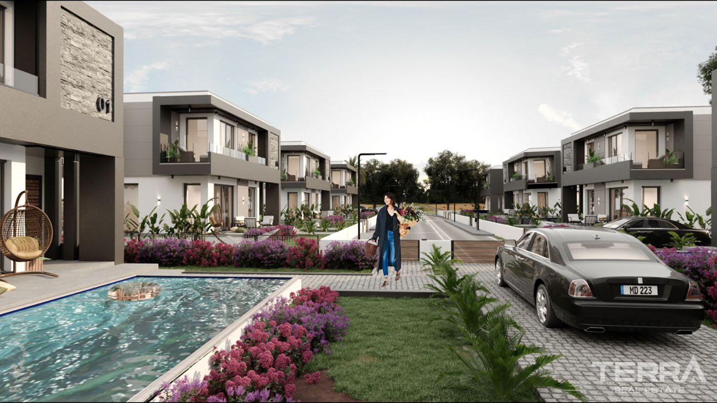 Well-Positioned Detached Villas with Gardens in Kyrenia, Cyprus - 93291