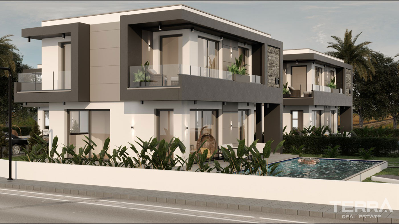 Well-Positioned Detached Villas with Gardens in Kyrenia, Cyprus - 93292