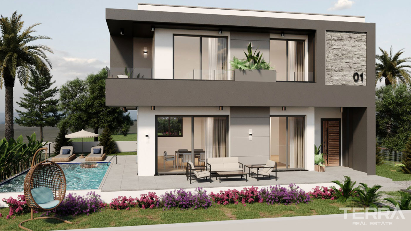 Well-Positioned Detached Villas with Gardens in Kyrenia, Cyprus - 93294