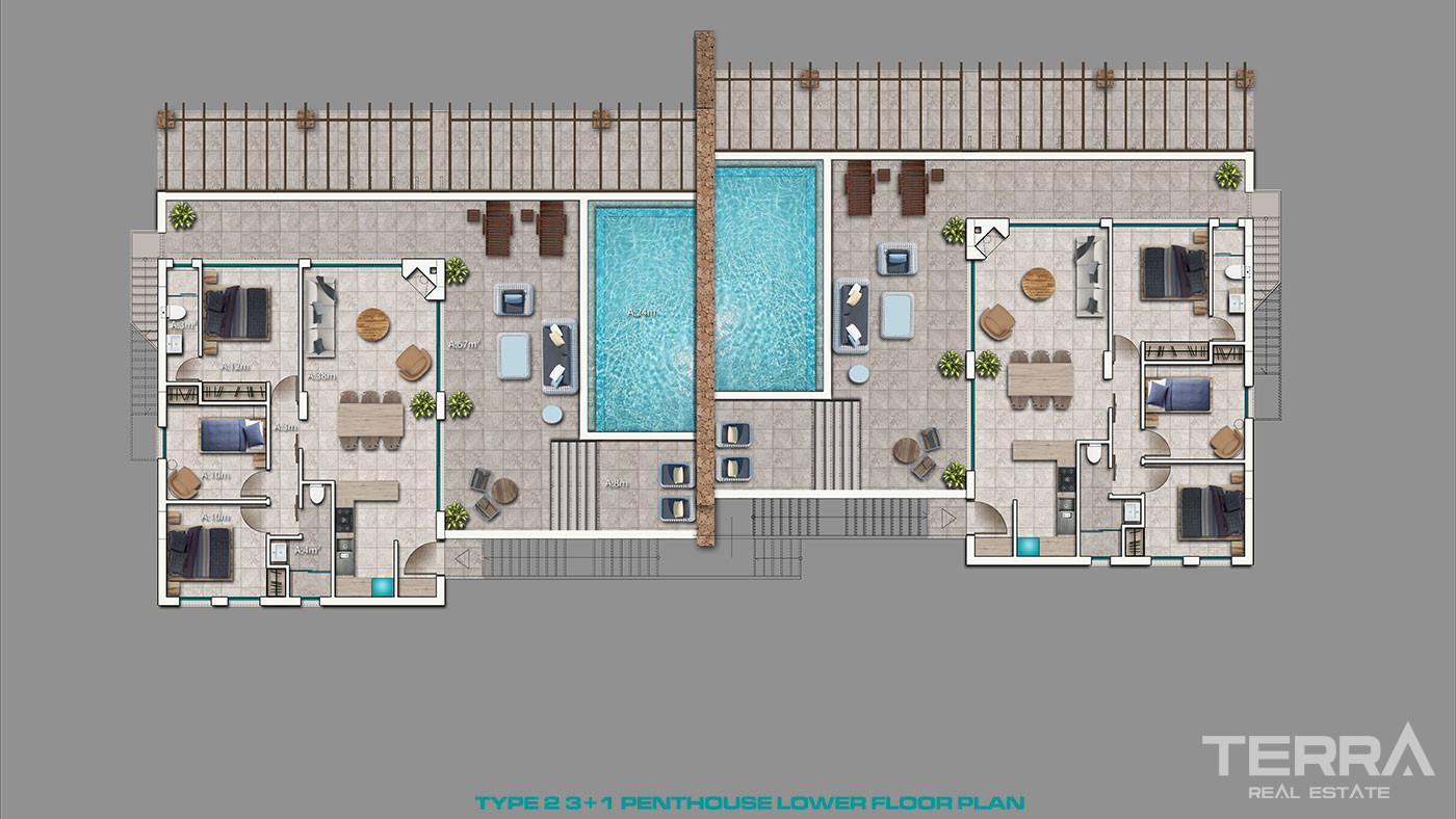 Boutique Apartment Complex with a Private Beach in Kyrenia, Cyprus - 93317