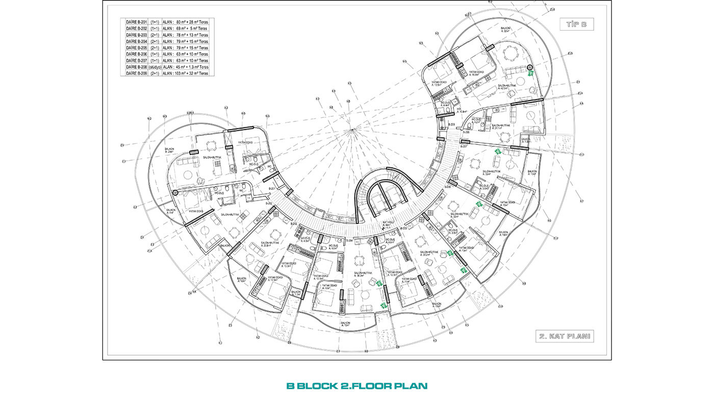 Uniquely Designed Complex Offering Sea View Apartments in Cyprus - 93394