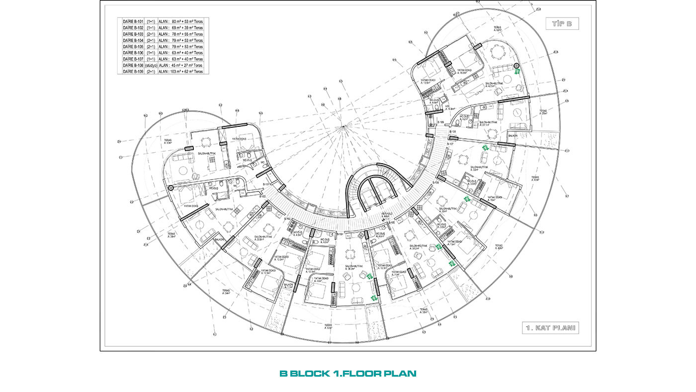 Uniquely Designed Complex Offering Sea View Apartments in Cyprus - 93395