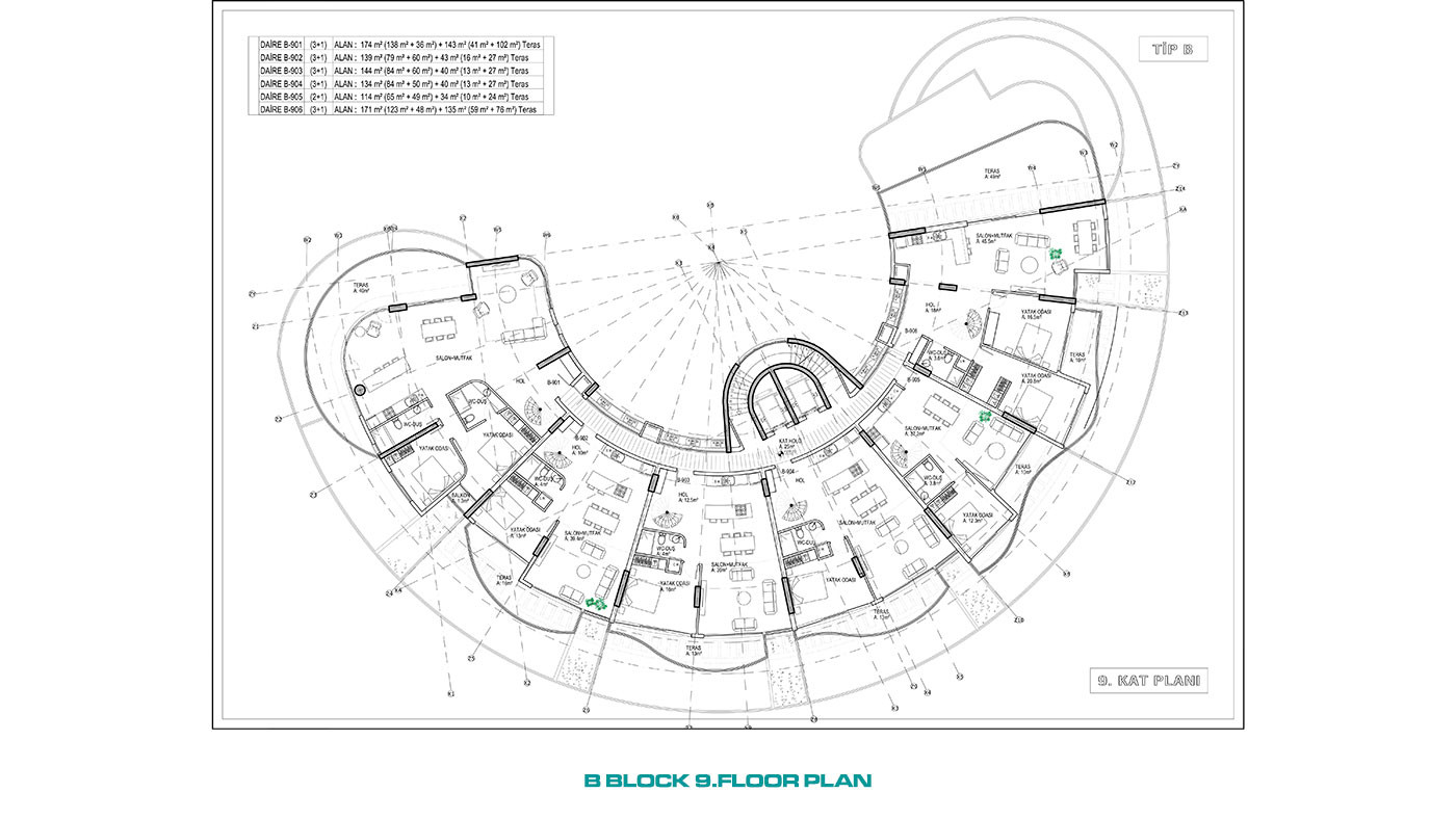 Uniquely Designed Complex Offering Sea View Apartments in Cyprus - 93402