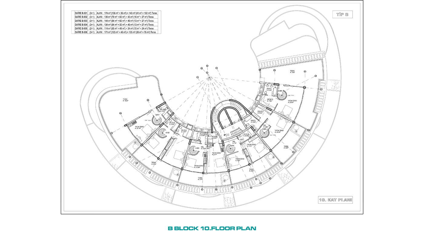 Uniquely Designed Complex Offering Sea View Apartments in Cyprus - 93403
