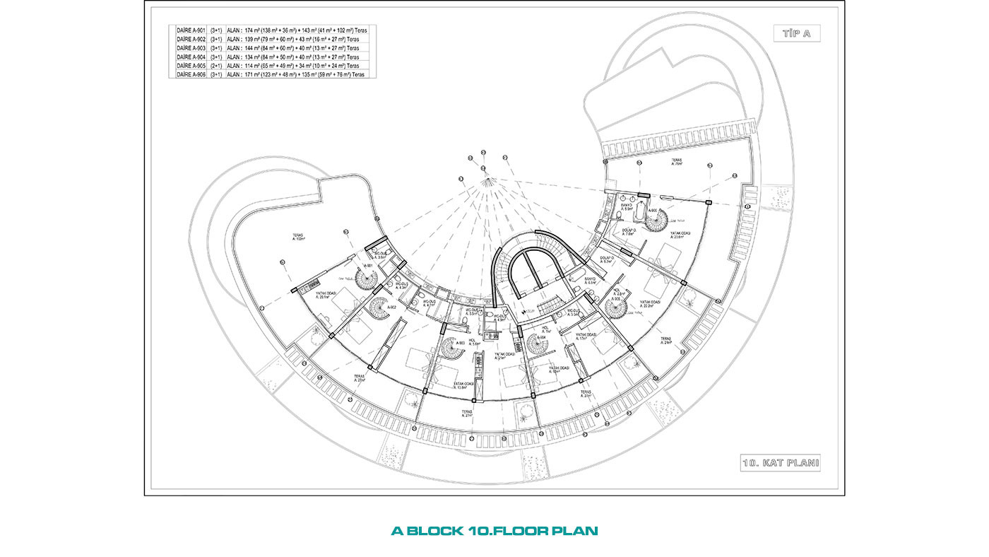 Uniquely Designed Complex Offering Sea View Apartments in Cyprus - 93417