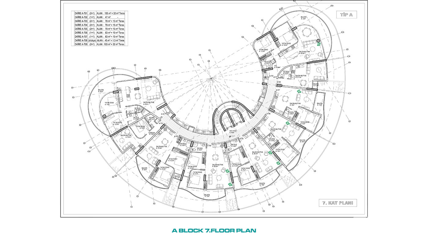 Uniquely Designed Complex Offering Sea View Apartments in Cyprus - 93419