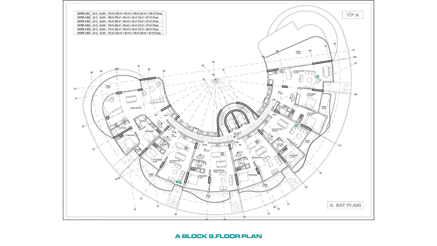 Uniquely Designed Complex Offering Sea View Apartments in Cyprus - 93420