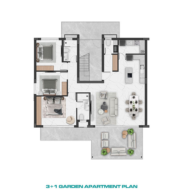 New Cyprus Apartments Amidst Mediterranean Nature in Famagusta - 93456