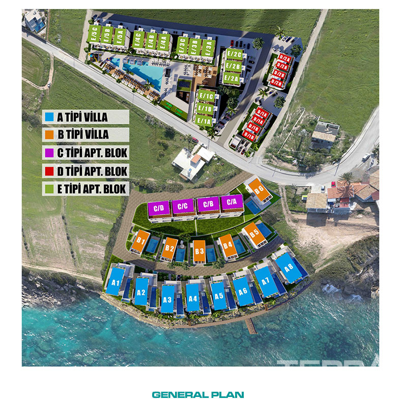 New Cyprus Apartments Amidst Mediterranean Nature in Famagusta - 93457