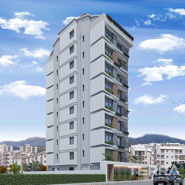 Modern Flats with Turkish Citizenship Opportunity in Antalya Center - 93523
