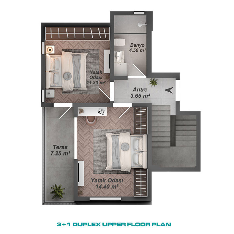 Modern Flats with Turkish Citizenship Opportunity in Antalya Center - 96492