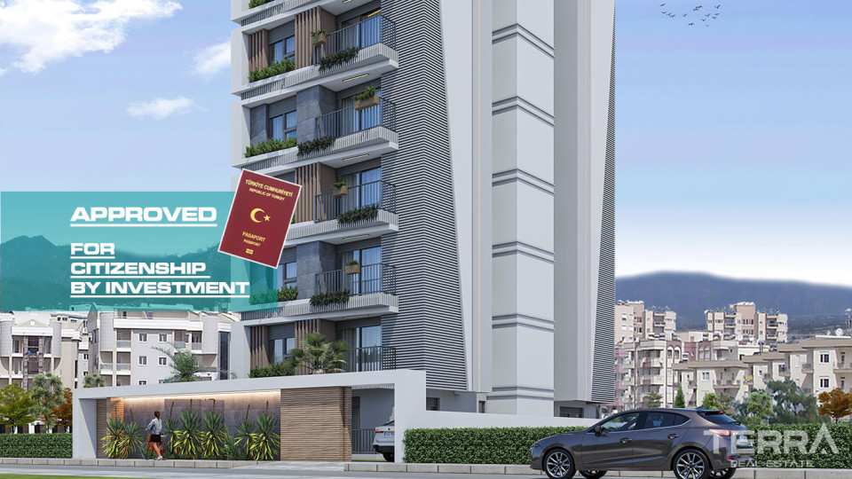 Modern Flats with Turkish Citizenship Opportunity in Antalya Center