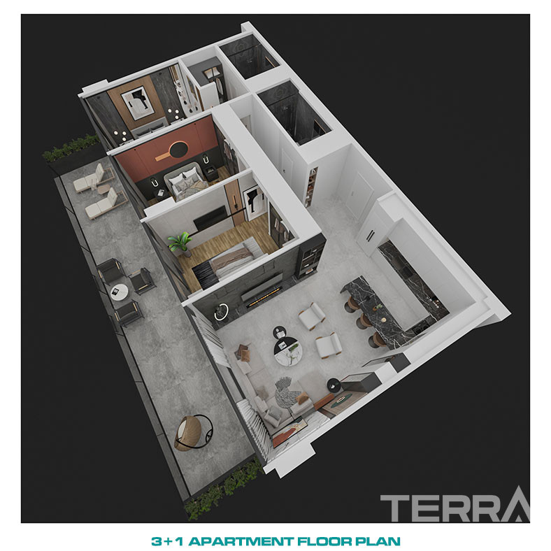 7-gwiazdkowe apartamenty na Cyprze Północnym w Long Beach Famagusta - 93593