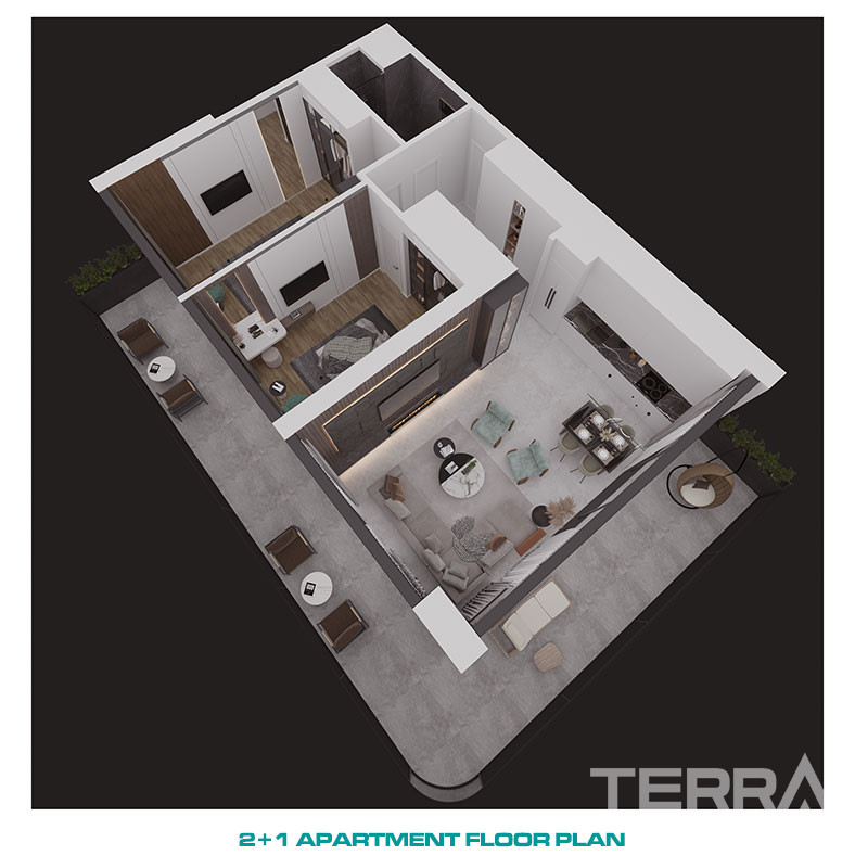 7-gwiazdkowe apartamenty na Cyprze Północnym w Long Beach Famagusta - 93596