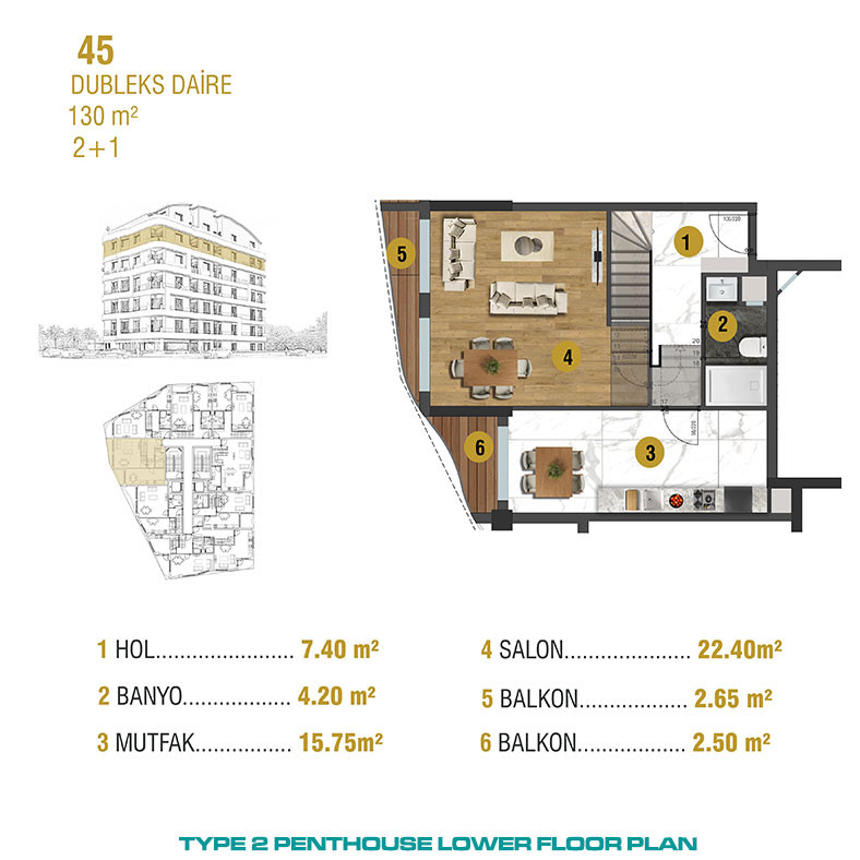 Modern Apartments Close to Historical Center of Antalya - 93646