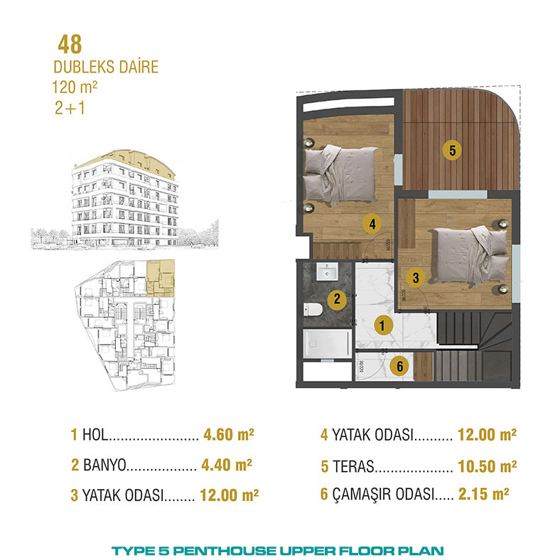 Modern Apartments Close to Historical Center of Antalya - 93653