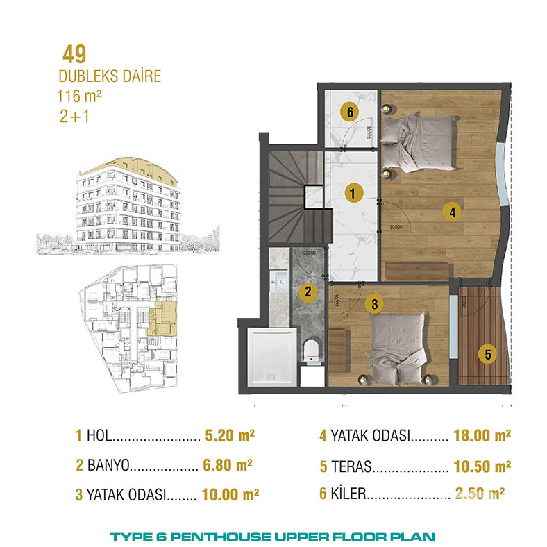 Modern Apartments Close to Historical Center of Antalya - 93655