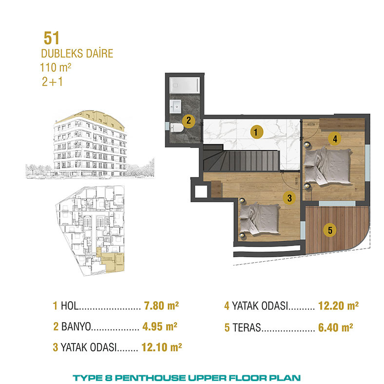 Modern Apartments Close to Historical Center of Antalya - 93663
