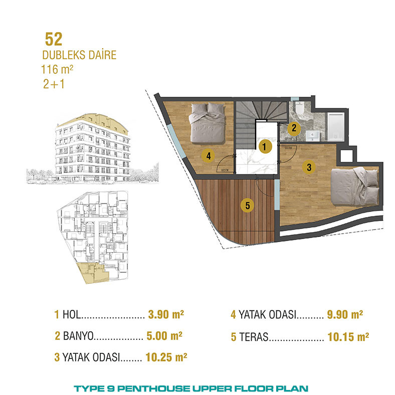 Modern Apartments Close to Historical Center of Antalya - 93667