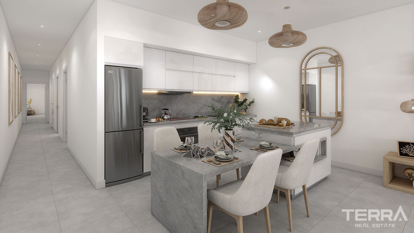 İspanya Alicante'de Plaja Birkaç Adımlık Mesafede Modern Daireler - 93766