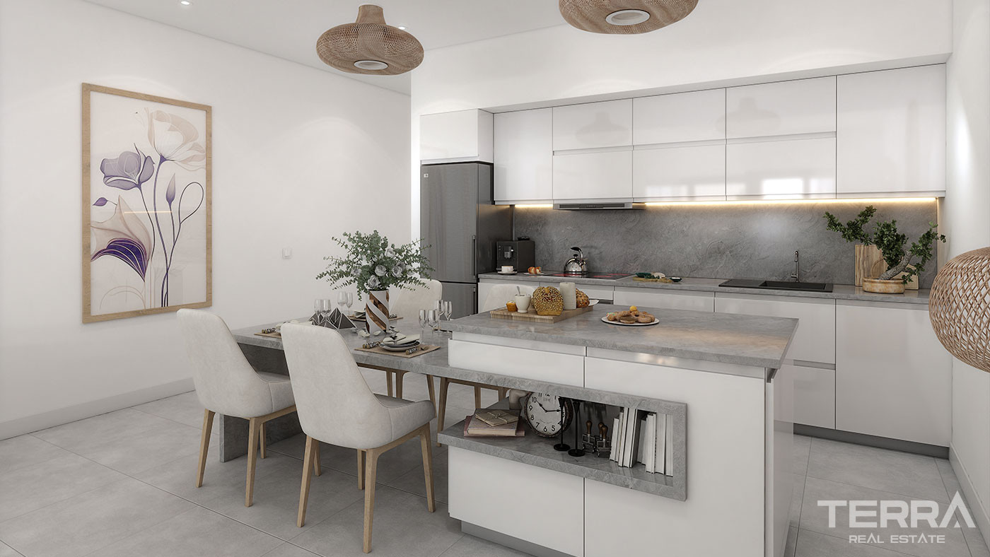 İspanya Alicante'de Plaja Birkaç Adımlık Mesafede Modern Daireler - 93767