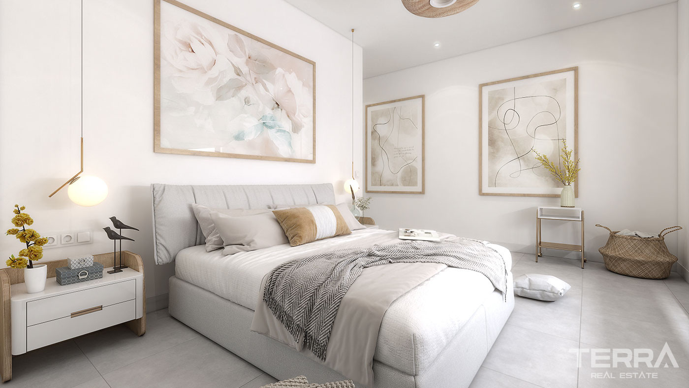İspanya Alicante'de Plaja Birkaç Adımlık Mesafede Modern Daireler - 93769