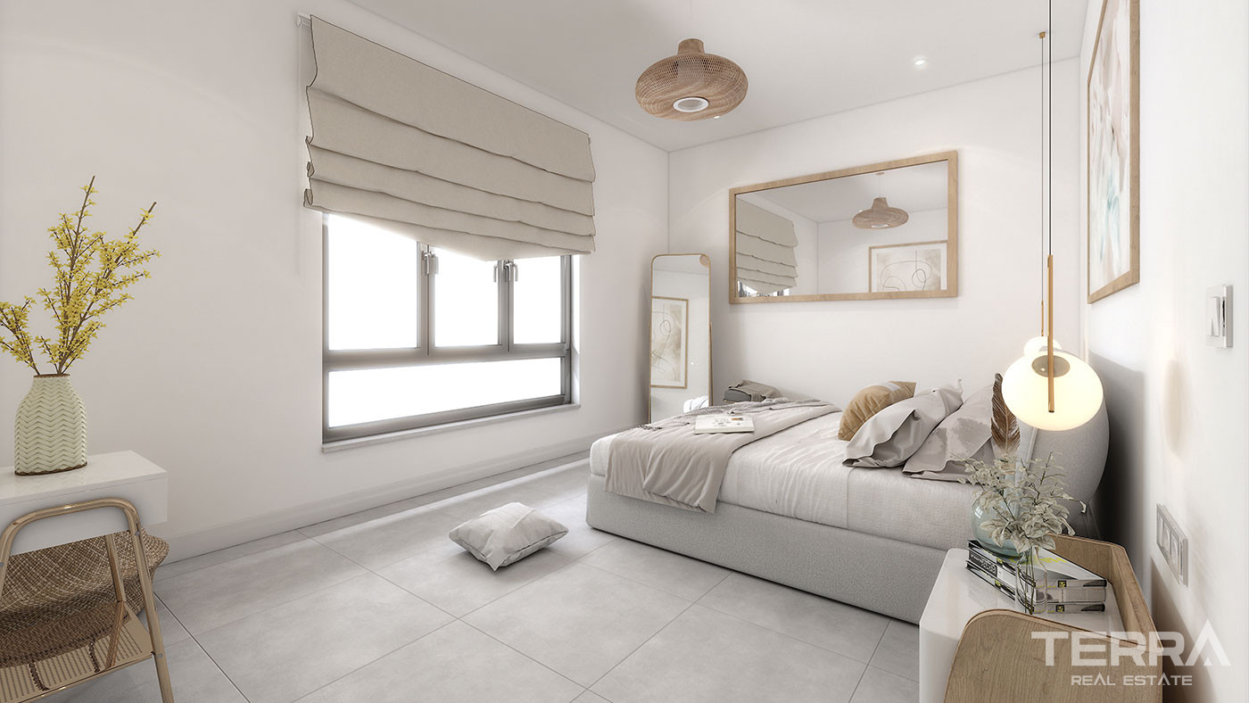 İspanya Alicante'de Plaja Birkaç Adımlık Mesafede Modern Daireler - 93771
