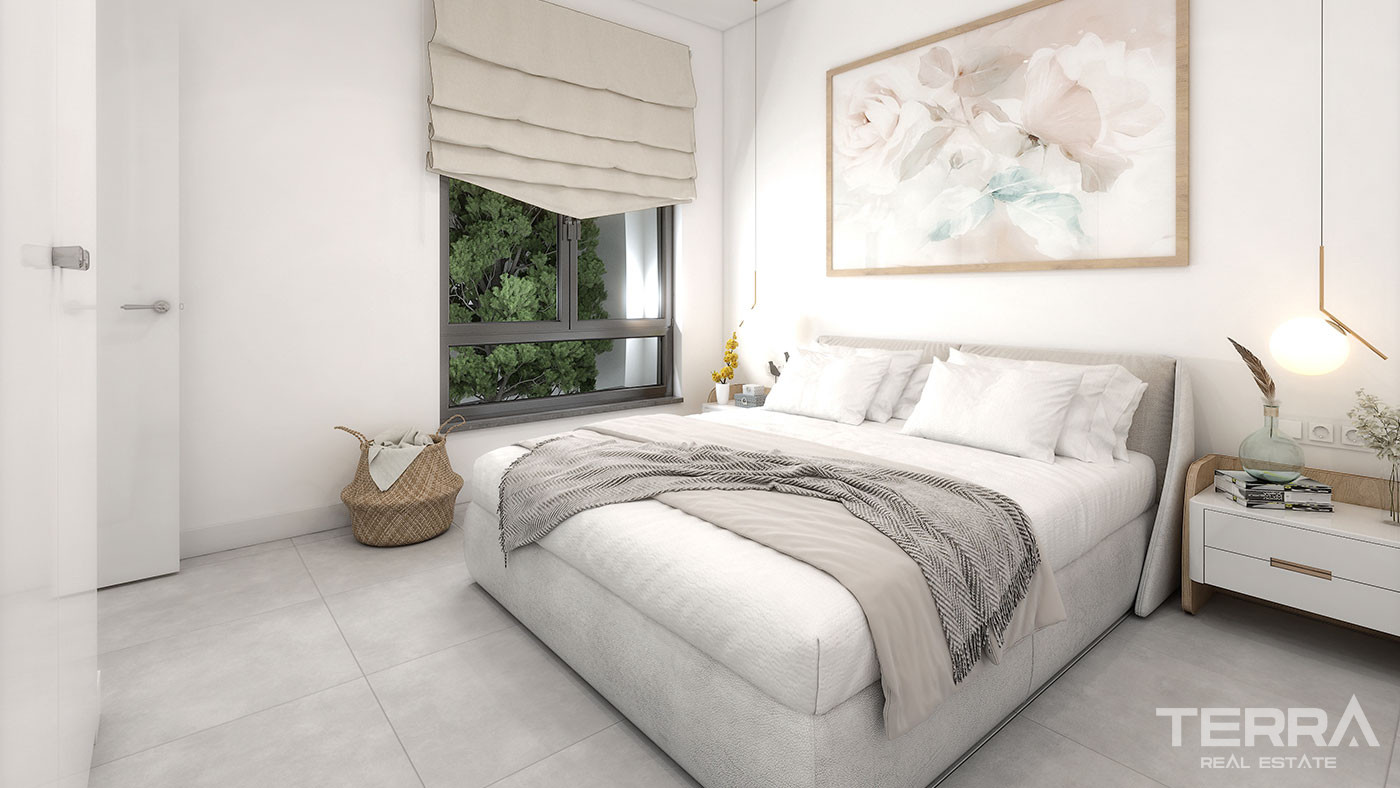 İspanya Alicante'de Plaja Birkaç Adımlık Mesafede Modern Daireler - 93775