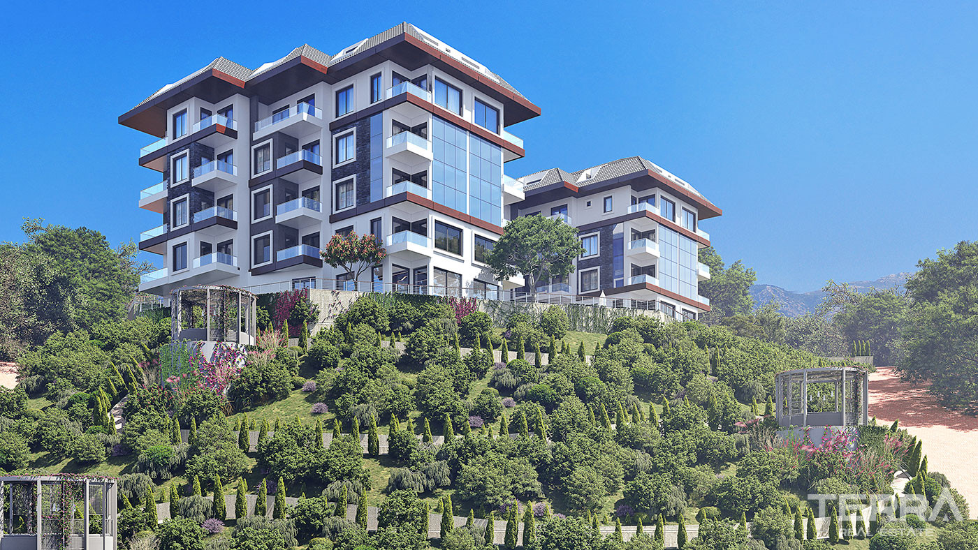 Privileged Lifestyle with 1 Bedroom Apartment in Kargıcak, Alanya - 93826