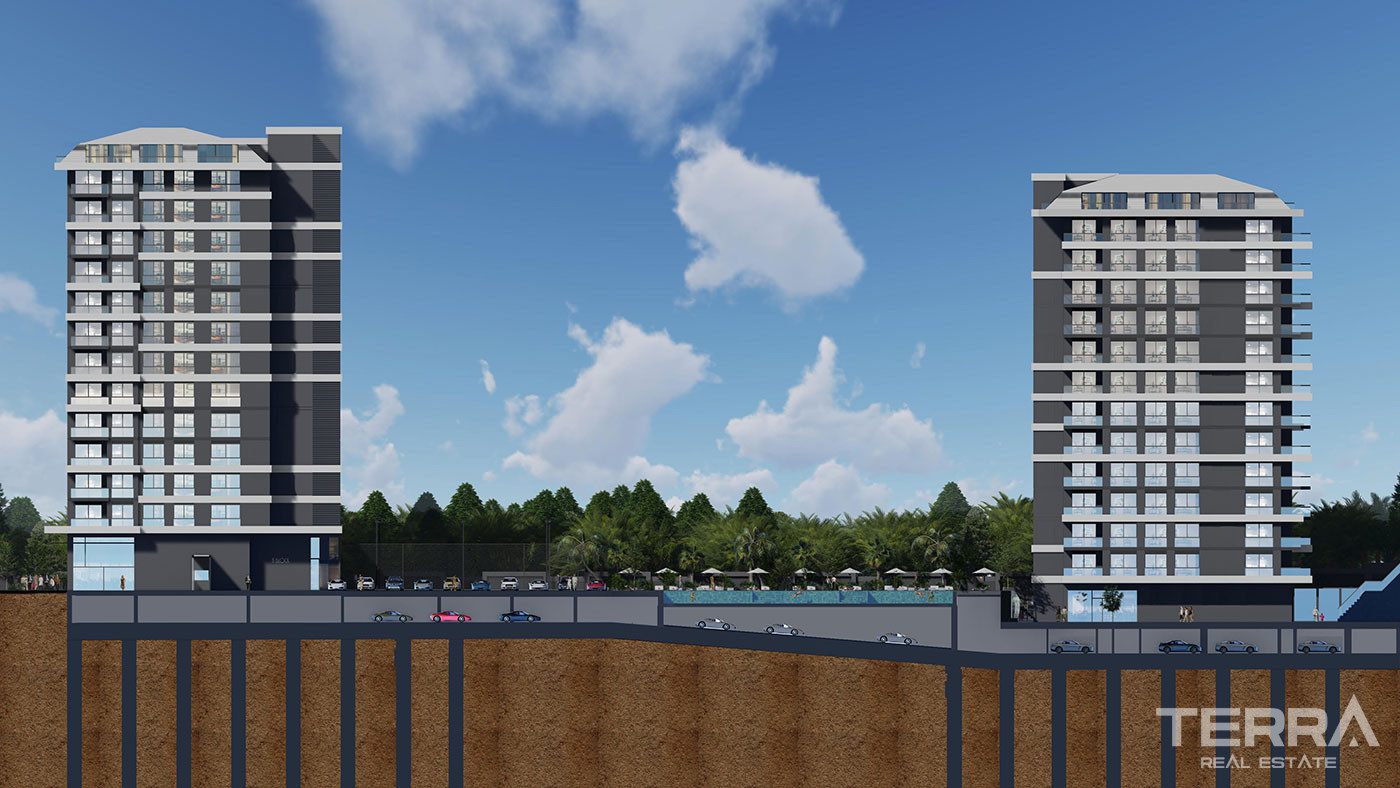 Seafront Apartments for Sale in Mahmutlar, Alanya, Turkey - 93861