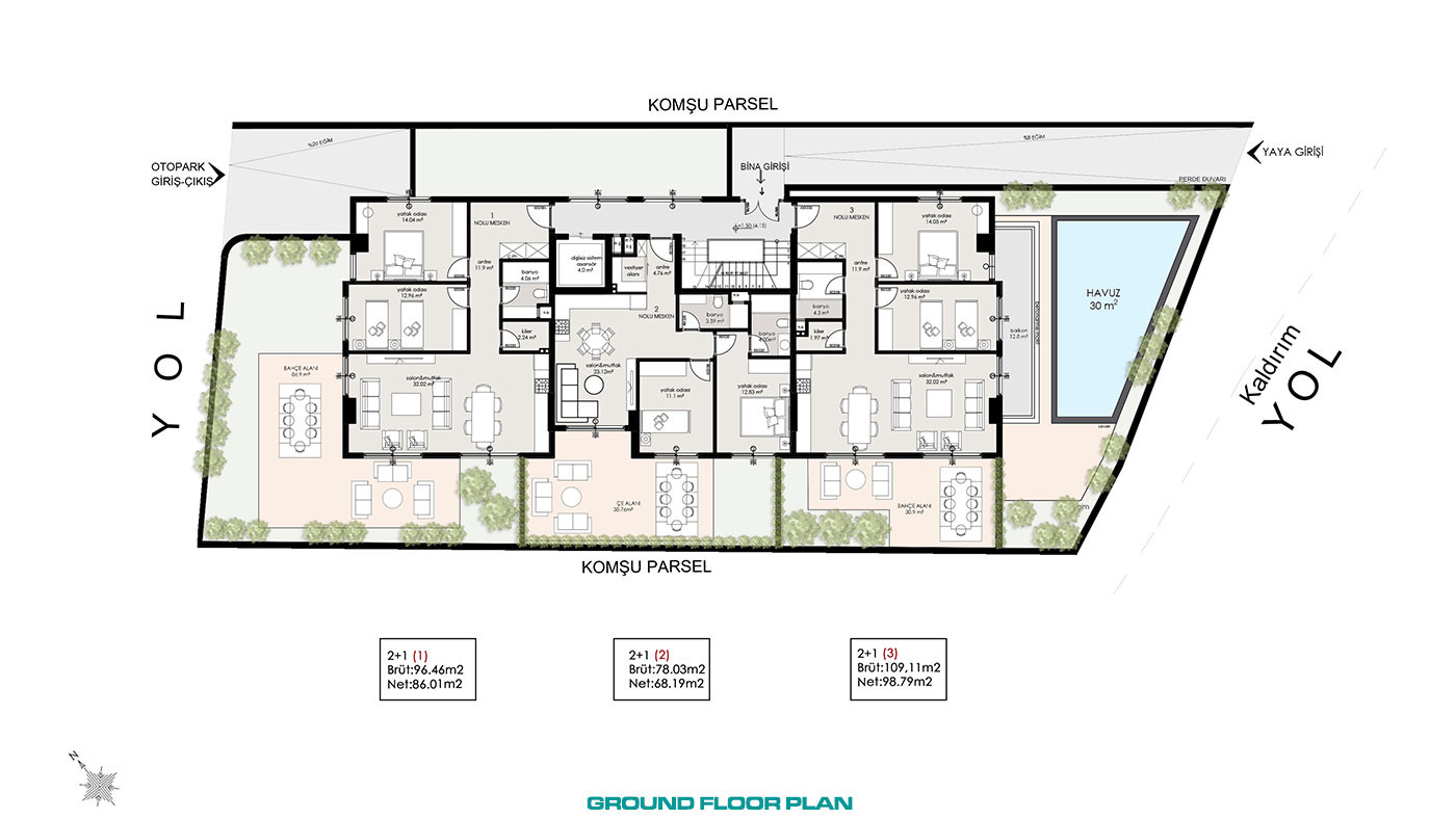 Apartments for Sale Near the Beach in Oba, Alanya, Turkey - 94078